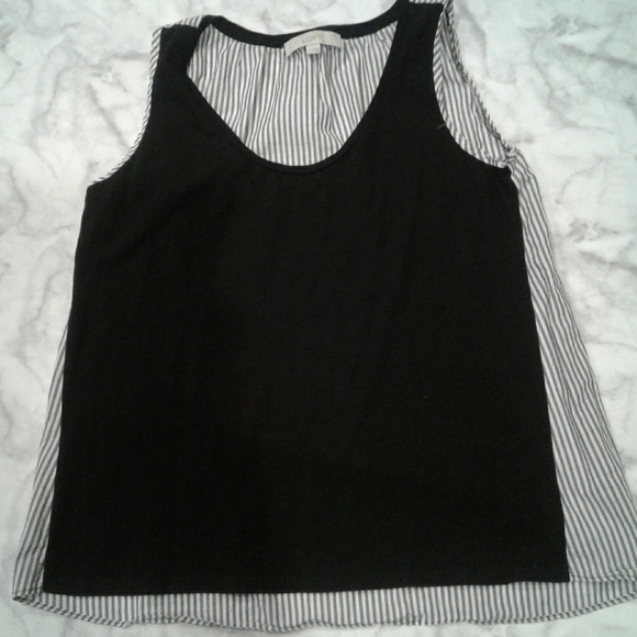 Loft Pinstripe Tank - Picture 3 of 5